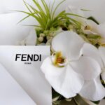Rinka Kumada Instagram - ニットにキラキラが気分✨ お花も一緒に、ありがとうございます♡ Thanks a lot FENDI