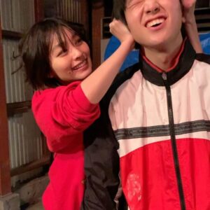 Ririka Instagram - タケシ( @taisei_kido_ )と姉ちゃん
📷お父さん
#先生口裂け女です