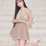 Risa Nakamura Instagram - LARME× @michellmacaron_official の撮影をしました🌷 さとみんに久しぶりに会えて嬉しかった♡ @satomi_yakuwa