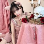 Risa Nakamura Instagram - LARME058本日発売です🩶 LARME×sugarnineの撮影の日、 いただいたかわいすぎる🎂♡