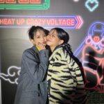 Risa Watanabe Instagram – SLYのステージで一緒だった天ちゃんと👶🏻💙