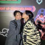 Risa Watanabe Instagram – SLYのステージで一緒だった天ちゃんと👶🏻💙