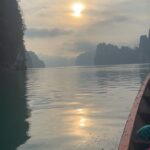 Rita Ferro Rodrigues Instagram - Dia 8 🐘✨ (sim … estou sempre a rir de forma pateta ao pé de elefantes ! É que adoro -os tanto 🙈! ) Foi muito difícil deixar khao Sok 🥹 O vídeo no barco ( em que a luz do amanhecer torna o lago cor de prata ) não tem qualquer filtro e foi assim, embrulhada em neblina quente e a navegar em água espelhada , a nossa viagem de regresso ao cais de embarque. Às 7 da manhã, nós, as malas, iogurte com fruta em tacinhas de papel, umas sandochas, um barqueiro sonolento e silencioso. Soube -nos bem a introspecção da madrugada para prepararmos o primeiro dia em Phuket. Mal chegámos ao @saii.lagunaphuket, um copo de sumo de maçã muito fresco para as boas vindas mas nem deu tempo para ir ao quarto … o transfer para o @phuketelephantsanctuary esperava -nos para o encontro com os elefantes. Este santuário ético é referência não só na Tailândia como no mundo. Aqui o dinheiro dos turistas que visitam o santuário - e não, não se pode incomodar os animais, a única altura em que interagimos com eles é para os alimentar - serve para retirar os majestosos bichos dos ambientes de violência onde vivem ( circos, passeio turísticos, “entretenimento” etc ) e para os alimentar, garantir cuidados médicos e uma velhice em paz e sossego no seu habitat natural. Uma visita ao @phuketelephantsanctuary é sempre inesquecível pelo que se aprende sobre esta espécie , sobre as maldades a que a humanidade ainda os sujeita, sobre a sua sensibilidade, inteligência e magia. Todos os animais que estão no santuário têm histórias horrendas de violência e exploração humana marcadas nos seus corpos. A memória deles tem de ser a nossa para que se consiga mudar mentalidades e nem mais um turista pague para se sentar em cima de um elefante ou para o ver fazer “ gracinhas” que implicaram anos de tortura e medo. Ao fim da tarde, com os nossos corações a transbordar de ternura por estes gigantes mágicos , ainda chegámos a tempo de um mergulho no mar e de assistir a um espectáculo incrível e gratuito : o pôr do Sol Chegamos todos os dias às camas extenuados e deslumbrados, na mesmíssima medida. Até amanhã 🐒🐘✨ #SAii #SAiiscapes #SAiiLagunaPhuket #bestravel #bestravelviagens @saii.lagunaphuket