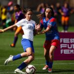 Rita Ferro Rodrigues Instagram - 1500 raparigas vindas de todo o país para jogar futebol ! É sempre um dia mágico na Cidade e este ano, entre os jogos, estão a aprender mais sobre violência de género, como prevenir, como identificar , como ajudar, como denunciar. Jogadoras , arbitras , treinador@s, técnic@s, tod@s junt@s através do futebol a combater a violência de género. #goalscore @apav_online @uefa_official @europeancommission @portugal #fpf #futebol #mulheres#igualdade