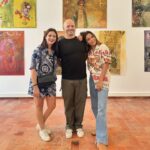 Rita Ferro Rodrigues Instagram - A celebrar o talento do meu amigo @hugomakarov e da minha amiga @mag_____rodrigues com minha “mana”mais nova @mariaescaja ❤️ A exposição do Hugo e da Mag está no @corucheus.umteatroemcadabairro 🙌 Bom Sábado 😌