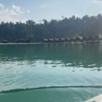 Rita Ferro Rodrigues Instagram - Dia 6 🤍 Como começar ? Antes de chegarmos ao lugar mais bonito que os meus olhos alguma vez vislumbraram fizemos uma viagem de duas horas de barco - porque este lugar situa-se no Parque Nacional Khao Sok , província de Surat Thani (Tailândia) e inclui os 165 km² do Lago Cheow Lan contido pela represa Ratchaprapha. Deve ser aqui que habitam todas as divindades da natureza - só pode ser aqui o seu refúgio - pois não é possível tanta beleza existir sem um qualquer toque divino. Aguardámos pelo barco com uma futebolada com crianças locais, fizemos a viagem com Sol, por entre várias tonalidades de água quente e doce que abraça escarpas magníficas e verdejantes, todas as cores da natureza em intensidade máxima, um espectáculo de poder do natural em bruto, uma parte do planeta muito preservada do toque humano. Chegámos ao @resort500rai com uma tempestade tropical a aproximar -se, bela e breve, e os pintainhos loucos de alegria, aos mergulhos à chuva , um descontrole de emoções ( tão bom !) perante o cenário de sonho. Totalmente sustentável , este resort constituído por pequenas , simples e confortáveis casinhas de madeira, munido de painéis solares, caiaques ( só saímos dos quartos nestes barcos que estão atracados à frente de cada habitação ) está totalmente integrado no parque natural. A partir das 22 h exige -se silêncio, o lema é “ disconnect to connect “ e por isso não há televisão e o serviço de wi - fi é muito limitado. A comida Thai é toda aqui confecionada - óptima - porque estamos no meio da selva, habitat de macacos, elefantes e outra bicharada fabulosa que vive em ambiente selvagem e que cumprimentaremos amanhã, numa das actividades que o resort proporciona. Não existe civilização por perto. Magia total ✨ Pintainhos e mãe vão dormir exaustos mas felizes. Amanhã é outro dia, cá estaremos para partilhar convosco. Muito amor aqui do Lago ❤️ #bestravel #bestravelviagens