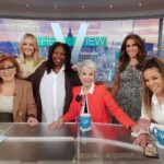 Rita Moreno Instagram - How’s #TheView?! …I like what I’m seeing, I’ll tell ya that! Thanks for having me on you all- it’s always a joy to sit at the table with you lovely ladies! @theviewabc #fastx press tour!