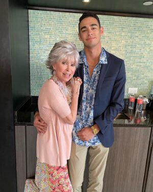 Rita Moreno Instagram - So, who knew that adorable tiny little fellow 25 years ago would become this gorgeous specimen who makes Grammie's heart go kaboom.
Happy birthday, beloved @justinfish26
Love, Grammie