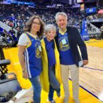 Rita Moreno Instagram - Had a blast rooting on my @warriors with Nandy and David last night - They even let me ring the bell too...My inner 10 year-old-self was released!!! Hey Warriors, you know where to find me, I want to do that again!!! Nice to meet you @mcuban!!