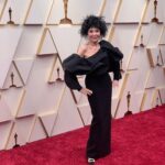 Rita Moreno Instagram - Last nights #Oscars lewk Courtesy of: @carolinaherrera (Dress) @verdurajewelry (Earrings) @rogervivier (Bag-not pictured) @adriennelandau (Feathered Hat) Hair by my #Hairapist: @annamariaorzano Make up: @mihomakeup Styled by: @rebeccarams
