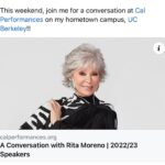 Rita Moreno Instagram – Head to my stories to purchase tix!!
