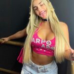 Rita Tiecher Instagram - Toda bonequinha hello kitty 🤪 Cabelo: @veruskaeleres Cilios: @studioababr