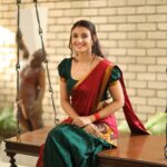Ritika Nayak Instagram - Happy Sankranthi & happy Pongal✨💜 Photographer - @nn.photography @_sachin_.photography Makeup Artist - @makeupbyprashanthi Stylist - @aayeshaa.mariam Outfit - @lakshmireddydesignerstudio @swati_happe
