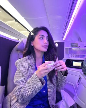Riya Ray Instagram - Unbelievable when your Pinterest board titled ‘dreams’ becomes your reality 😇

Thank you @saudi_airlines for the excellent service!