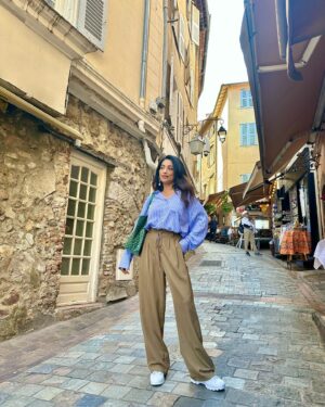 Riya Ray Instagram - A dreamy summer on the French Riviera 🩵 #Unforgettable