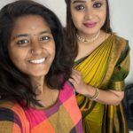 Riya Vishwanathan Instagram - Full video link in bio @riya.vishwanathan dresses from @abarnasundarramanclothing . . . #zeetamil #sandakozhi #sandakozhiserial #serial #serialactress #serialheroine #tamil #boutique #blouse #patternblouse #puffblouse