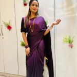 Riya Vishwanathan Instagram - Beautiful saree & blouse @sdduniqueboutique_97 #maha #sandakozhi #zeetamil . . . #saree #sareelover #post #picoftheday #instagood #favorite #traditional #maha #riyavishwanathan