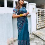 Riya Vishwanathan Instagram - Saree and blouse @sdduniqueboutique_97 . . #pic #picoftheday #pose #shooting #sandakozhi #maha #zeetamil #riyavishwanathan