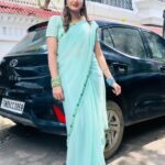 Riya Vishwanathan Instagram - Saree and blouse @sdduniqueboutique_97 . . #pic #picoftheday #pose #shooting #sandakozhi #maha #zeetamil #riyavishwanathan