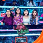 Riya Vishwanathan Instagram - And The Ladies...!!!😍🔥 Takkar Takkar | Boys Vs Girls Round | Every Sunday at 8.30pm. #TakkarTakkar #Fouzi #Padini #Riya #Sandhya #ZeeTamilPromo #Promo #ZeeTamil