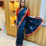 Riya Vishwanathan Instagram - Maha’s sarees and blouse from @sdduniqueboutique_97 . . . #sandakozhi #zeetamil #maha #riyavishwanathan