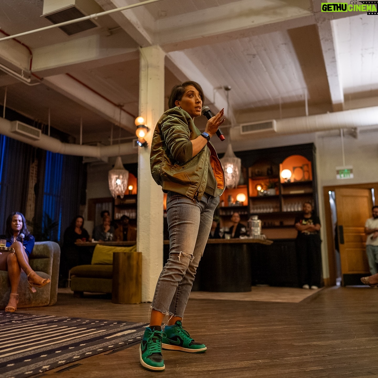 Robin Thede Instagram - I had the best time talking about wellness while navigating Hollywood with @daynalynnenorth @dene.logan and the amazing @beingloudsis team at Soho Warehouse in Los Angeles last month. A great takeaway was to really examine who your “tribe” is and who TRULY gives you space to be authentically you! How do you identify the folks in your tribe?