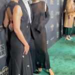 Robin Thede Instagram - The night before Usher Bowl at the 28th Annual Art Directors Guild Awards. Thank you for having me present and nominating @ablackladysketchshow and @cindyandmichele! Styling: @bryonjavar 👗 @harbison.studio 💄 @beautybychrisc 💇🏽‍♀️ @alexander_armand