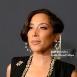 Robin Thede Instagram - The night before Usher Bowl at the 28th Annual Art Directors Guild Awards. Thank you for having me present and nominating @ablackladysketchshow and @cindyandmichele! Styling: @bryonjavar 👗 @harbison.studio 💄 @beautybychrisc 💇🏽‍♀️ @alexander_armand
