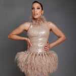 Robin Thede Instagram - An OUTSTANDING night at the @naacpimageawards celebrating so many talented folks plus our @ablackladysketchshow win!! ✨ I loved everything about this Josephine Baker inspired look!! Styling: @bryonjavar 👗 @sebastiangunawanofficial 👠 @lesilla 💎 @grazielagems 💇🏽‍♀️ @hair4kicks 💄 @jennbennettmakeup 📷 @tyrenredd