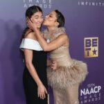 Robin Thede Instagram - When your aunt brings you to the @naacpimageawards on your 13th birthday and (swipe) can’t resist embarrassing you 😂😂😂 Love you Stella!