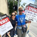 Robin Thede Instagram – I can’t believe it’s been a year. Sending strength to all my fellow union members! #FBF