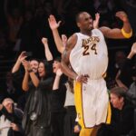 Robin Tunney Instagram – My best friend from childhood and I sat on the floor of a Lakers game in 2011. We’re cheering in the background of this photo that she found and sent to me last night. The studio who made a The Mentalist gave me the tickets and we had such a blast at the game watching from the best perspective possible in awe of the players size and skill. I never thought a photo from that night would make me feel sad. My heart goes out to Kobe’s family. My God what a tragedy.