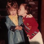 Robin Tunney Instagram – Nicky (in the blue coat) was destined to become an interior designer. He’s been throwing outfits like this together since the 80’s. Yes, that is a monochromatic yellow tie and shirt combo.
