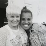 Robyn Instagram - So happy to be part of celebrating @nenehcherryofficial with my cover of her Buffalo Stance, its out now. I collaborated with @devhynes and @mapeiofficial to make a version of this song that has influenced me and my friends in so many ways. The imprint that Neneh’s voice made on my 10-year old brain has stayed with me ever since I first heard Buffalo Stance and has informed many songs I’ve written. It was 1989 and me and my friend spent most of our summer playing cards and listening to “Raw Like Sushi”. Even though I didn’t understand all the words I knew that she was on my side. The power in her voice revealed truths about what it is like to be a girl without making excuses and was intensely inspiring. The ten year old me would have been completely blown away by this and that’s how I still feel now about Neneh as a human being now that we are friends and about this powerful song, it’s still so relevant.    It was a dream to interpret it together with Dev and Mapei who I both admire so much. I hope you like it! This is a picture of us taken by my friend Paul Bryan @p_k_l_b at Glastonbury in 2011.