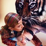 Robyn Instagram - The year of the tiger just started. Buffalo Zine 2020 talking about my rainbow coloured tiger dreams. Photography: @dexterlander Fashion: @naomi_itkes Hair: @alipirzadeh ⁣ Make Up: @monaleannemakeup ⁣ Nails: @sylviemacmillan.nails Set: @afrazamara ⁣ Movement: @ryanchappell