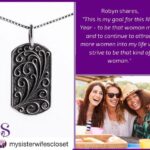 Robyn Brown Instagram – #Repost @mysisterwifescloset with @get_repost
・・・
Read Robyn’s new blog as she shares more about her New Year’s goal and the new Ronchelle Dog Tag Sterling Silver “Adore” Double Sided Pendant and Chain’s inspiration!
Shop: https://mysisterwifescloset.com/search?q=ronchelle