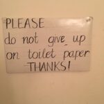 Robyn Brown Instagram – Found this on the door of a public restroom….uh….Haha!  I am lost.  I am not sure…um…. huh?  #confusion #doubletake #isitjustholidayexhaustion