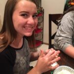 Robyn Brown Instagram – Decorating Christmas sugar cookies, eating super nachos, watching Christmas movies, drinking cocoa, and being together is what we do as a family the Saturday after Thanksgiving. #familychristmastraditions #sugarsprinklesonthefloor #loudandfun #christmascookies #christmasisrightaroundthecorner