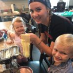 Robyn Brown Instagram - It is a fun day when Aurora pulls out her pasta maker and fills the kitchen with a party! Of course Sol and Ari have to get involved. 😁 #ilovebeingamommy #sheisprettynifty #awonderfullife #iwishiatepasta
