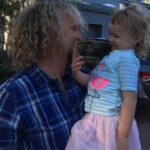 Robyn Brown Instagram - These two are peas in a pod. They pretty much ADORE one another and follow each other everywhere. I just start snapping pics today because they are so cute with each other. Their matching wild hair, half moon eyes and infectious smiles make me giggle. #crazyhairdontcare #daddyslittlesweetie #adorable #daddyisthebomb