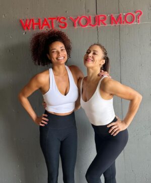 Rochelle Aytes Instagram - So I’ve been telling @marlynortiz for over a month that I would take her rebrand class! No more procrastination!  Thank you for busting my butt! 🤣Such a fun class! I will be back! @m.o.danceandfitness 
#purchasecollegealumni #dancersforlife