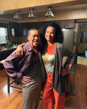 Rochelle Aytes Instagram - @swatcbs finale! Friday night 8/7c 🔥
Always love when I get to play with the great @obbababatunde & baby Vivie!