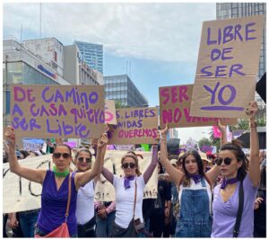 Rocío Verdejo Instagram - Pedimos justicia, gritamos por cada desaparecida que retumbe fuerte, NOS QUEREMOS VIVAS ! Que caiga con fuerza el feminicida! Si tocan a una, respondemos TODAS! #justicia #marcha8m  #mexico #cancionsinmiedo