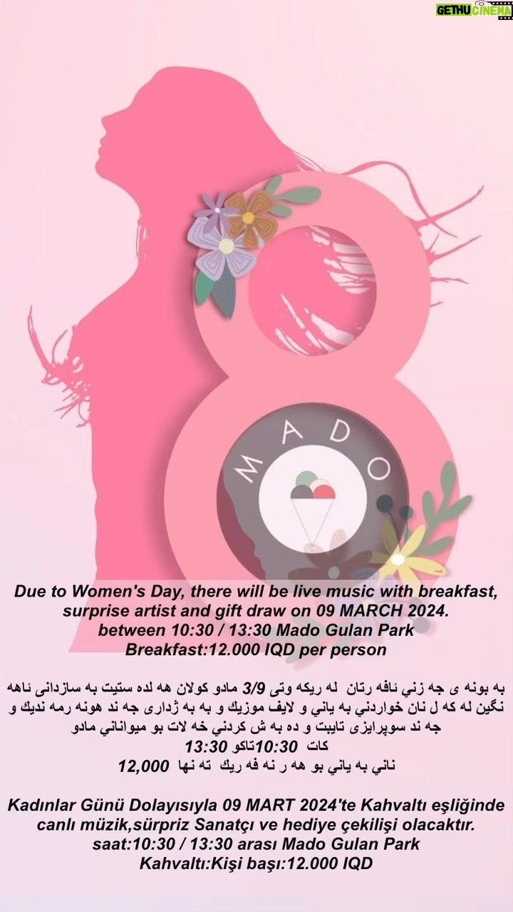 Rojin Instagram - For international woman day we have special breakfast music and presents we are looking forward to you kindly 🙏❤️Roja jina bi jina re taşte u muzik u dîyarîyên taybet em li bendî wene 🙏❤️ kadin gununde Kadinlara ozel kahvaalti muzik ve hediyeler 🙏❤️bekliyoruz 🙏❤️