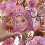 Roksana Janiszewska Instagram - If you’re obsessed with pink you will love the Roxi x @makeuprevolution Cherry Blossom Collection 🌸 swipe across to see the swatches 😍 #makeup #makeuprevolution #revolutionxroxi