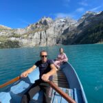 Roksana Janiszewska Instagram - Most beautiful lake! One of my favourite places in Switzerland! 🇨🇭 Lake Oeschinensee 🚣‍♀️ ☀️