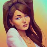 Roksana Janiszewska Instagram – So I did the AI generated avatar trend using the Lensa App! This is what I got 😅 Which one do you think looks most like me? The hair on the last one is so cool! 😯 #ai #aiart #aiavatar #lensa #aigeneratedart
