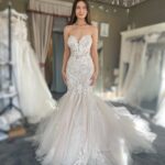 Roksana Janiszewska Instagram - I finally went into an actual Bridal Shop after 3 years of searching for the perfect wedding dress online! It’s been a wild ride trying on wedding dresses on my channel in various videos, but I knew I needed to go into a physical store to choose THE ONE! I went into @surrey_brides to try on all @enzoani dresses and I’m pleased to say.. I SAID YES TO THE DRESS! Ps. This isn’t the one I chose, I just posted a video on my YouTube channel so come wedding dress shopping with me! 👰🏻‍♀️💍💒