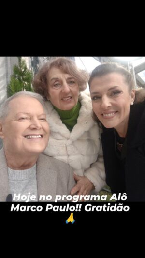 Romana Instagram - Hoje no Alô Marco Paulo 🥰@artistamarcopaulo @herman.jose.oficial @maria_ana_bobone @anamarquesoficial gratidão infinita a todos pela partilha destes momentos mágicos 🙏@mundoscruzadosagency @andre.ferreira.10