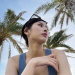 Ron Monroe Instagram - OKINAWA🏝️ #沖縄 ネックネス @starjewelry_press オーバーオール @nikoand_official メガネ&サングラス @zoff_eyewear